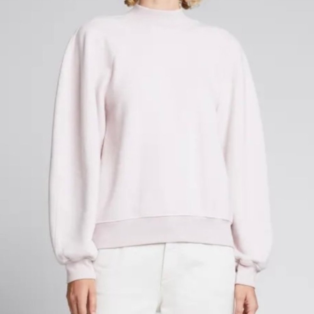 AGOLDE TARRON MOCK NECK SWEATSHIRT SZ SMALL